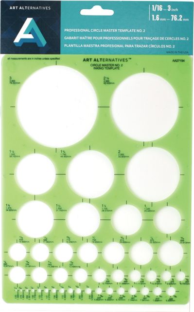Template Circle Master 2 Ink Edge