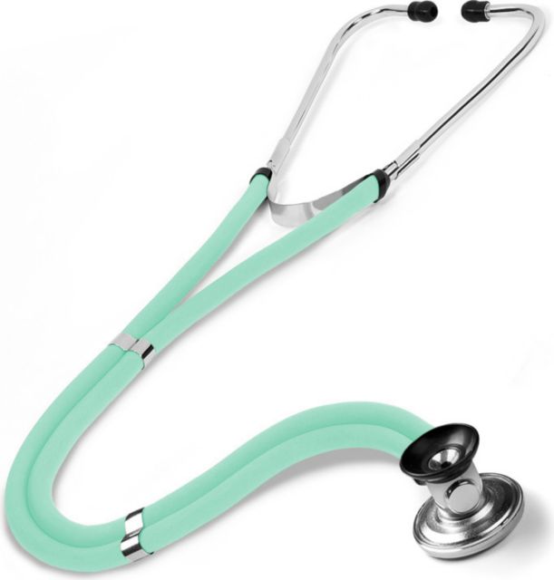SPRAGUE-RAPPAPORT-STETHOSCOPE IN CLAMSHELL-AQUA SEA