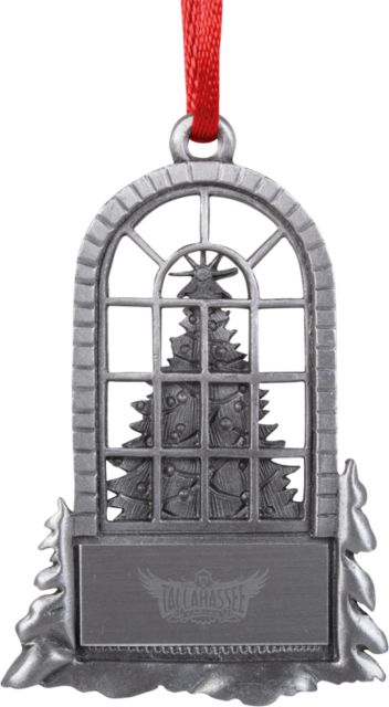 Tallahassee Tree in Window Ornament Tallahassee Eagles Primary Athletics Mark Engraved - ONLINE ONLY